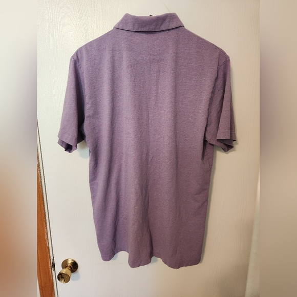 Large Light Purple Peter Millar Cotton Polo - Picture 2 of 3